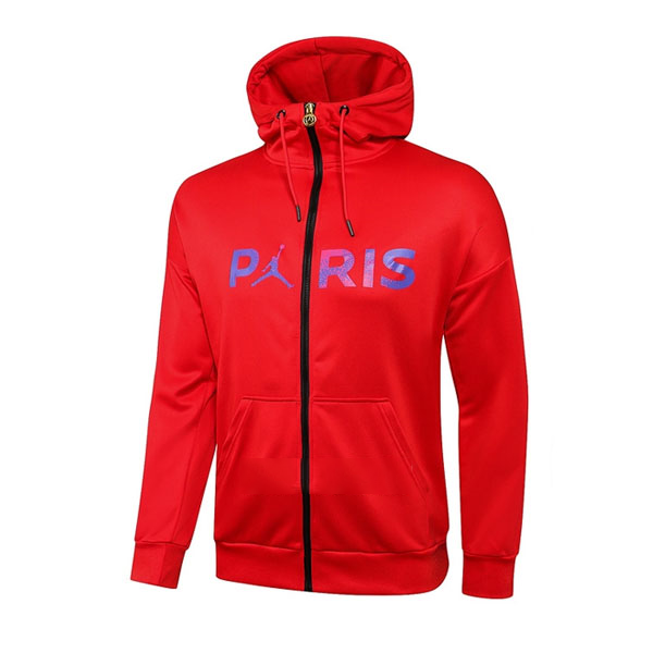 Chaqueta con Capucha Paris Saint Germain 2021-22 Rojo